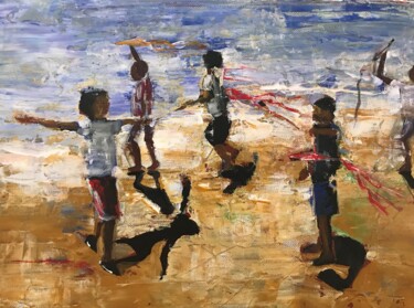 enfants cerfs volants